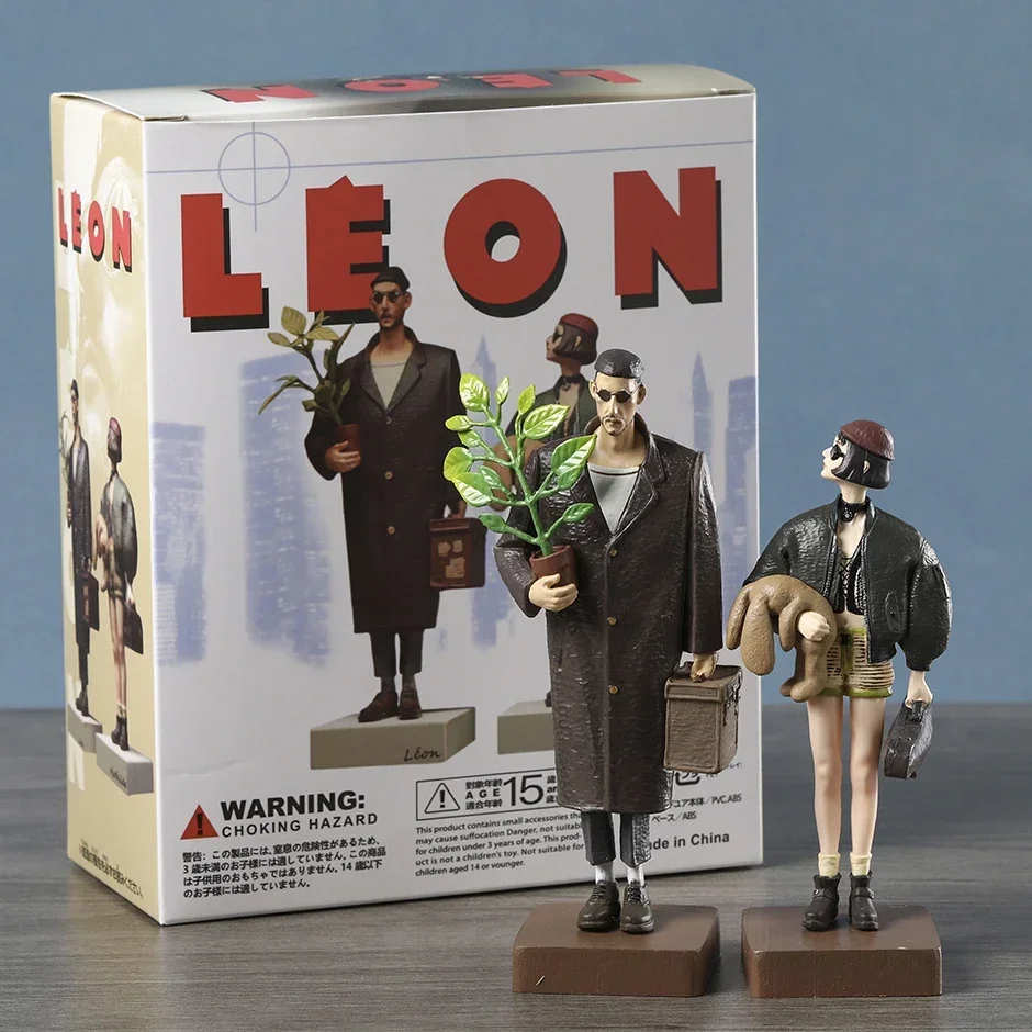 2pcs The Professional Leon Mathilda Collectible Model Statue Figure Toy