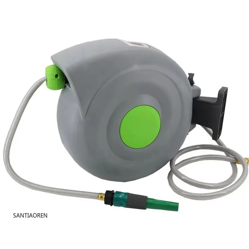 

Portable Stainless Steel Metal Reel/High Pressure Water Air Retractable Garden Hose Reel