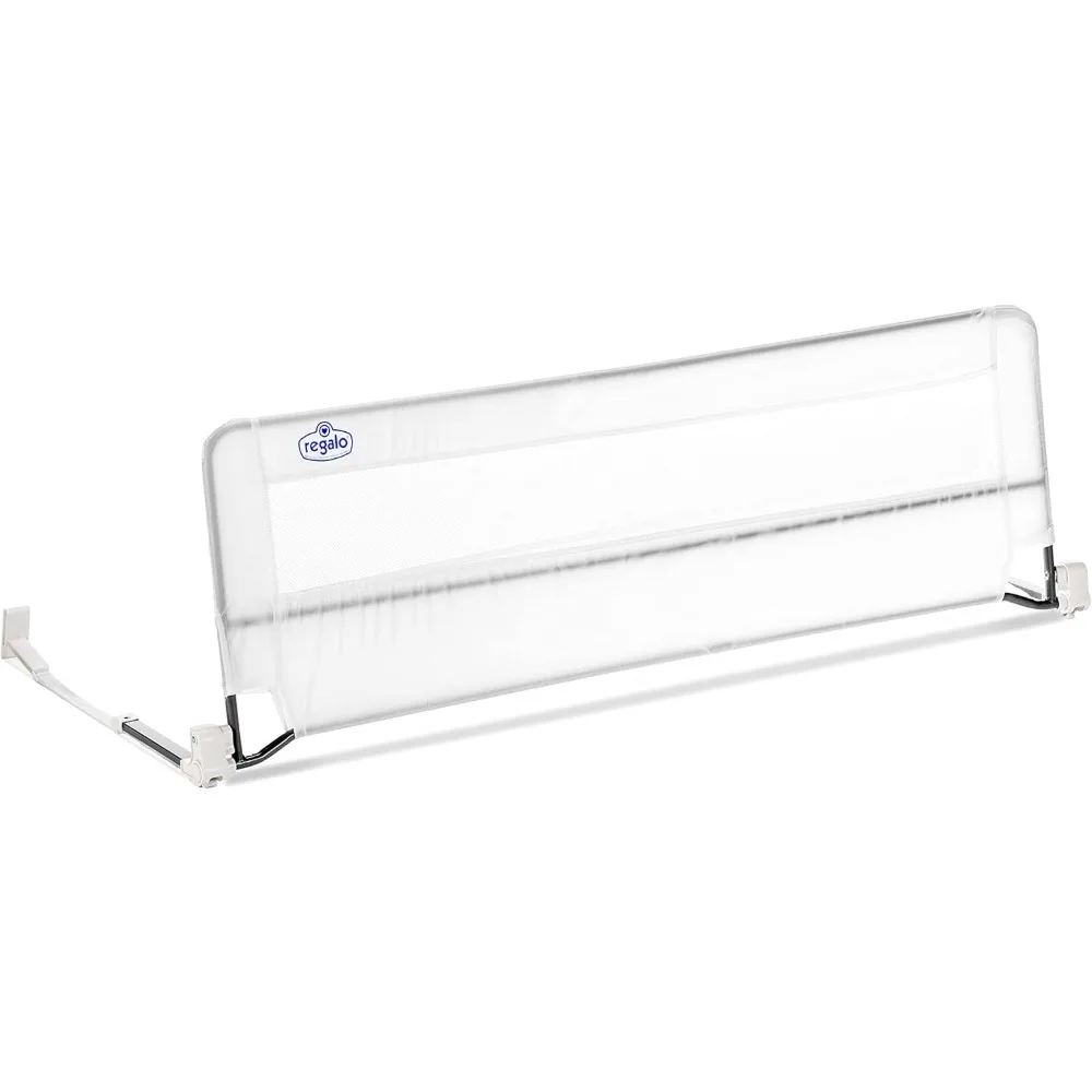 

Удлиненный 54-дюймовый поручень для кровати с функцией поворота, стальной каркас, без установки инструментов для безопасности детей