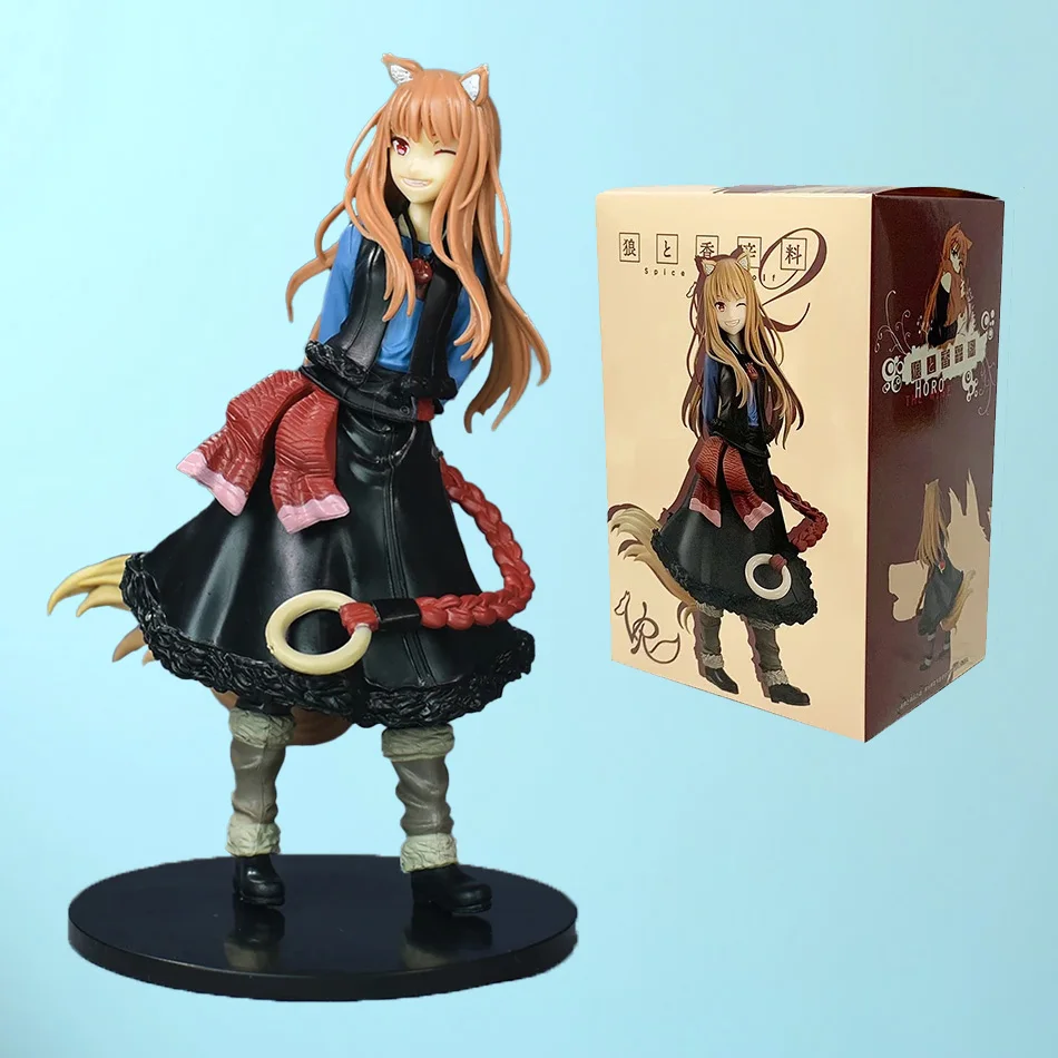 

17 см аниме Holo фигурка Ookami to Koushinryou Merchant Meets the Wise Wolf Стенд Модель игрушки Подарочная коллекция ПВХ Фигурка