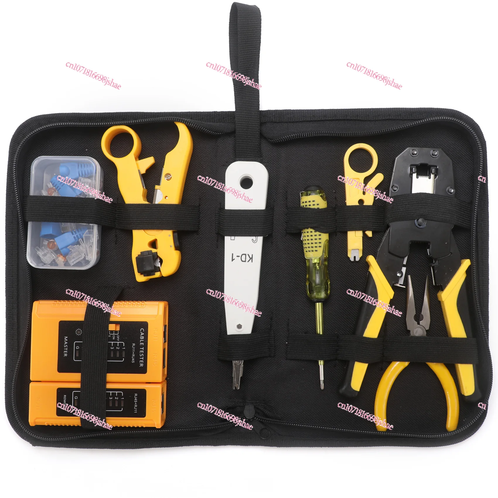 Kit Category 6 Network Clamp Set CAT6 Network Clamp 8P6P Network Cable Crimping Tool Crystal Head Crimping Clamp