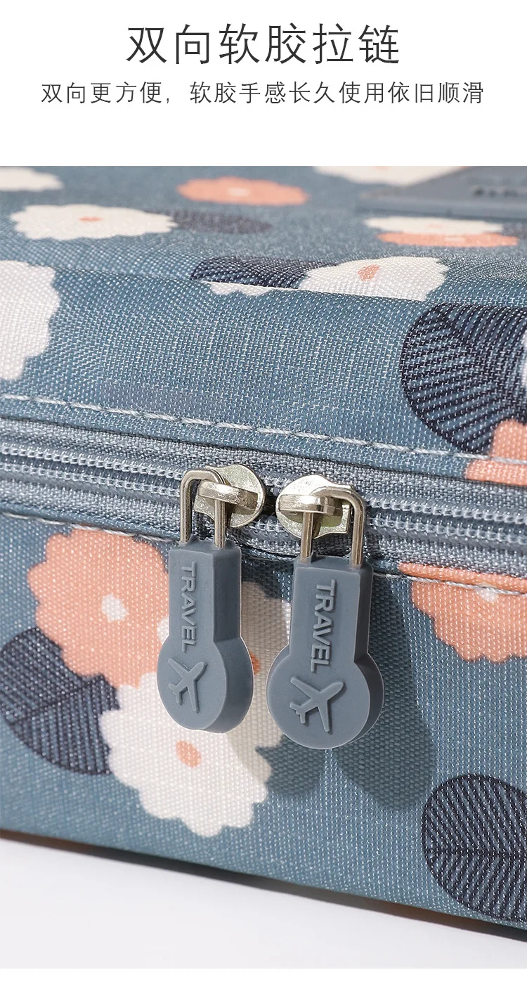 Tragbare Handarbeit Lagerung Tasche Mesh Teiler Beutel Garn Stricken Werkzeuge Organizer Fällen Lagerung DIY Bekleidung Reise Kulturbeutel – Detail 5