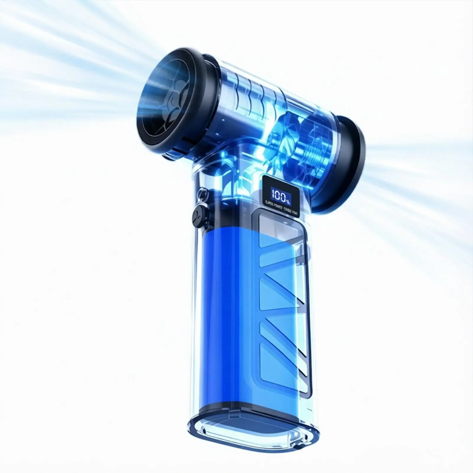 Handheld Vacuum LED Light Wireless Digital Display Cleaner With 4 Settings Electric Pet Hair Vacuum For Home Living Room