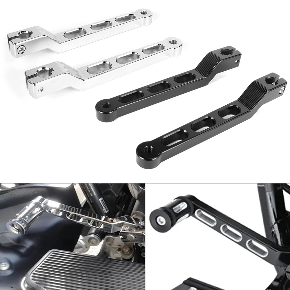 

1 Pair Motorcycle Heel Toe Gear Shifter Shift Lever Aluminum for Harley Touring Softail Electra Glide Road King Street Trike