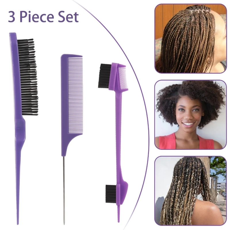 

3pcs Personalize Your Look with this Hair Styling Tool Set Partition Comb Tools Dropshipping