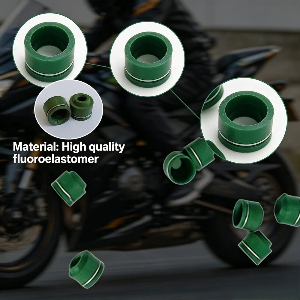 16pc/32/50/100pc 4mm Engine Intake Exhaust Valve Stem Oil Seal For Kawasaki ZXR250 ZR250 Balius ZR ZXR 250 400 ZXR400 for Honda
