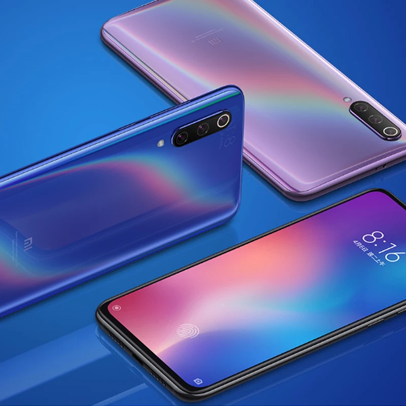 Xiaomi 9 Memory Smart Phone AMOLED 6.39 inch Display Snapdragon 855 3300mAh Battery Global Versionused phone