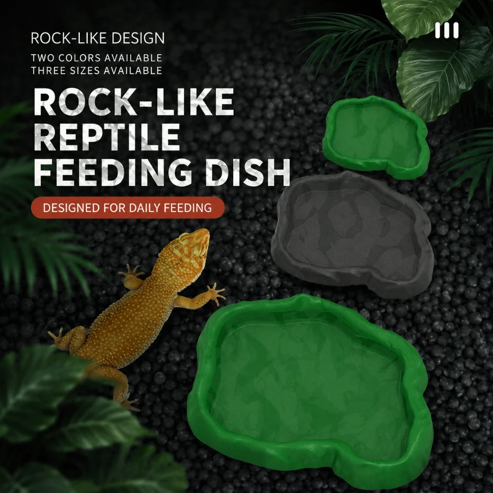 Mangkuk Pakan Reptil Resin ABS - Water Dish Reptile ulasan dan harga