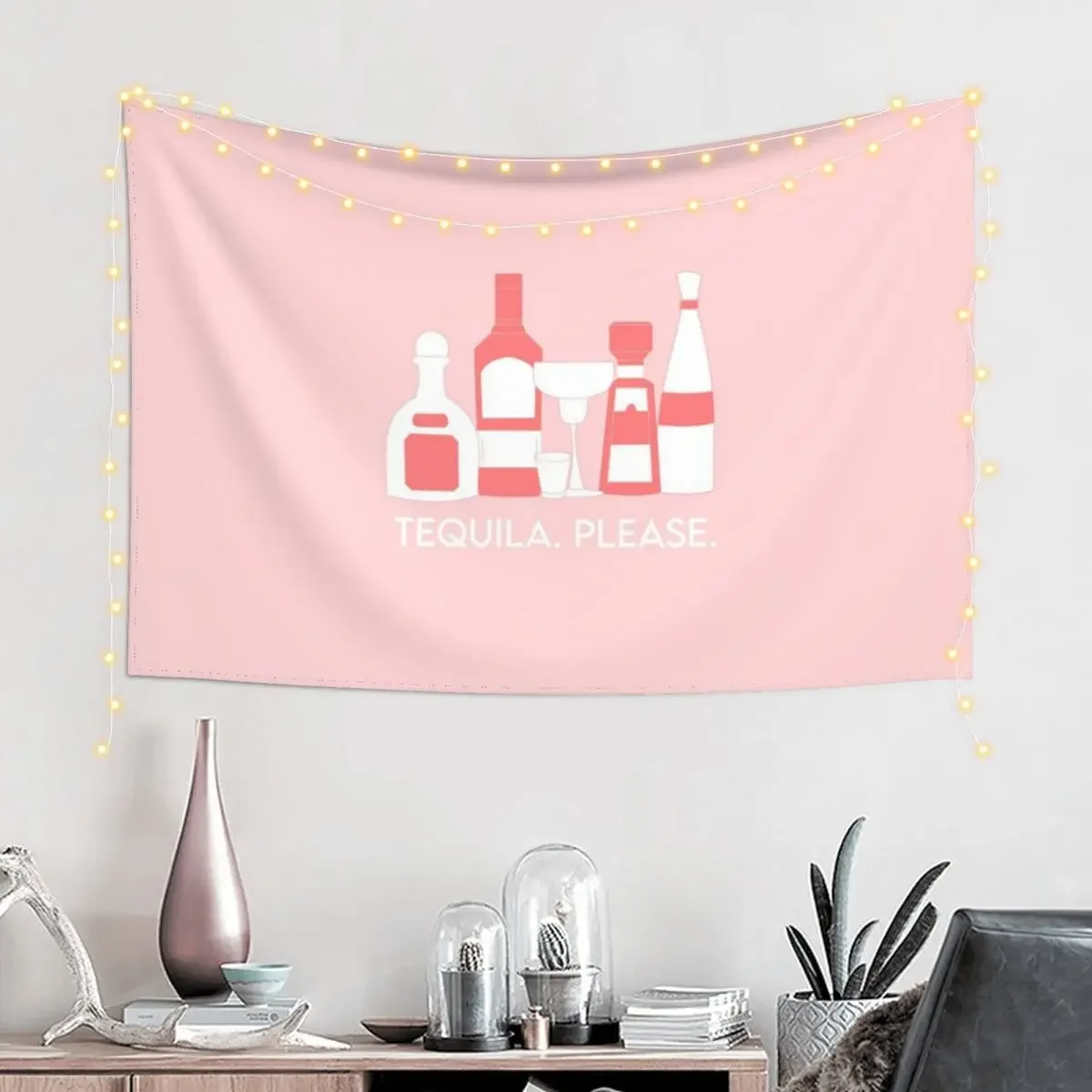 TEQUILA. PLEASE. Tapestry Aesthetic Home Decor Wall Decor Room Decor Aesthetic Tapestry