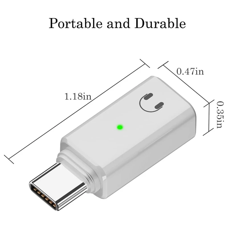 USB-C man-vrouw audio-adapter, USB Type C naar voor Apple Interface hoofdtelefoonconverter voor iPhone 15/15 Plus