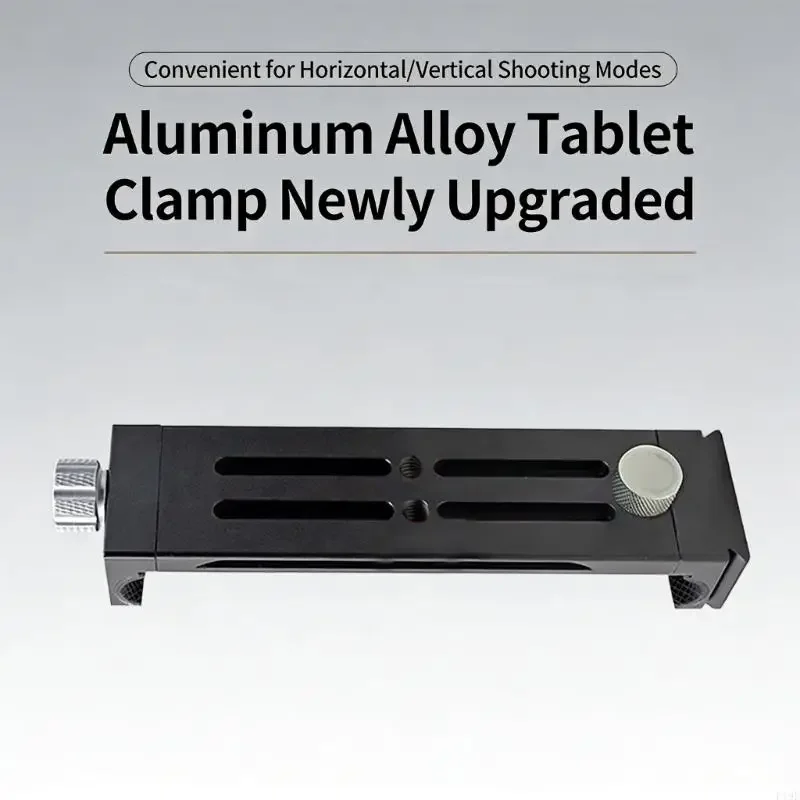 Aluminum Flat Bracket Universal 1/4 Screw Tripod Mounting Clip Adjustable Bracket 14-33cm, Suitable For Ipro Flat Bracket