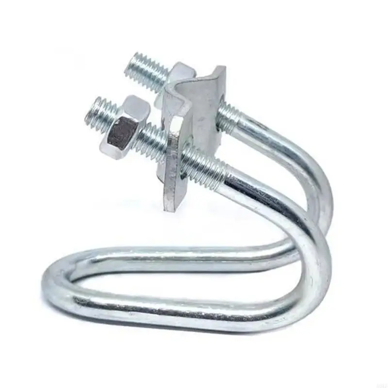 10Pcs Pipe Connector Fixator Buckle Double Crosses Pipe Clamp Enduring A0KF
