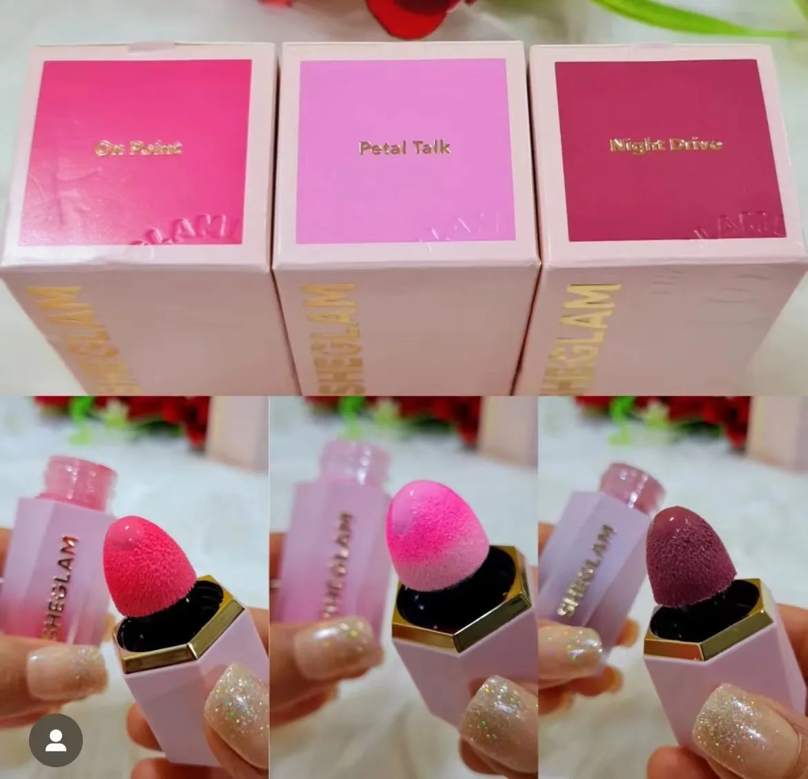 1pcs sheglam make up Liquid แปรง Blush Facial Nourishing Blusher เจลครีม Multi-Purpose Lip GLOSS แต่งหน้า Blush