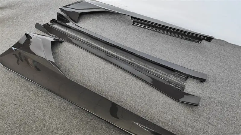 Full Carbon Fiber Body Kit for Aventador LP700 LP750 SVJ Four Piece Side Skirt and Bumper Upgrade 2