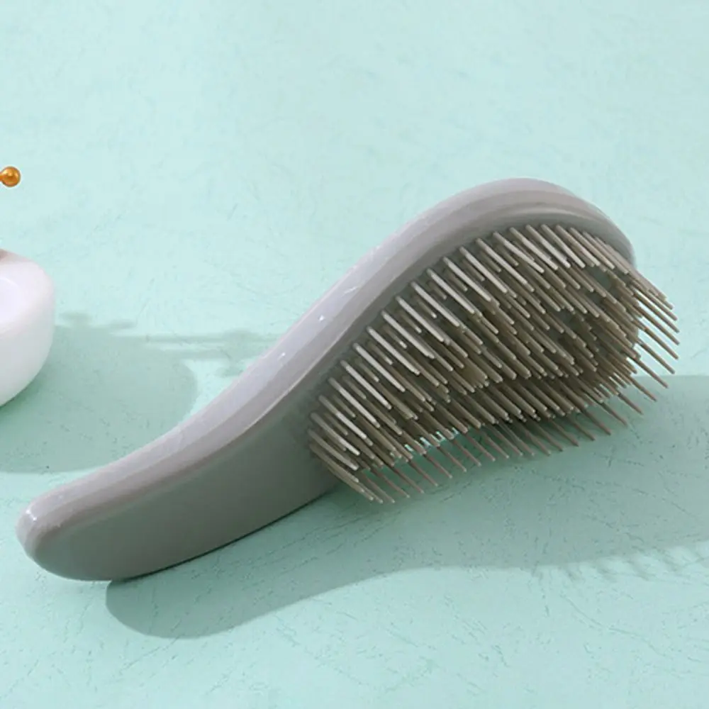 1pcs Marbled Soft Tooth Comb Anti-static Hair Brush Handle Entangle Detangling Comb Shower Massage Comb Salon Hair Styling Tools