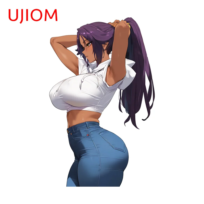 UJIOM Yoruichi Shihouin Hardcore Wall Sticker Cupboard Seductive Scratch-Proof Decal Suitable For Room Decoration Accessories