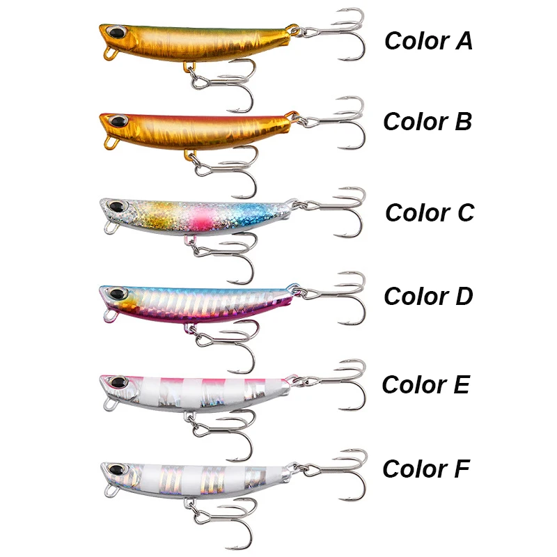 YUCONG 1PX Metal Jigs Spinning Lure 10g-60g Sea Fishing Bait Trolling Jigging Wobbler Laser Cover Drager lurre cebos fisching