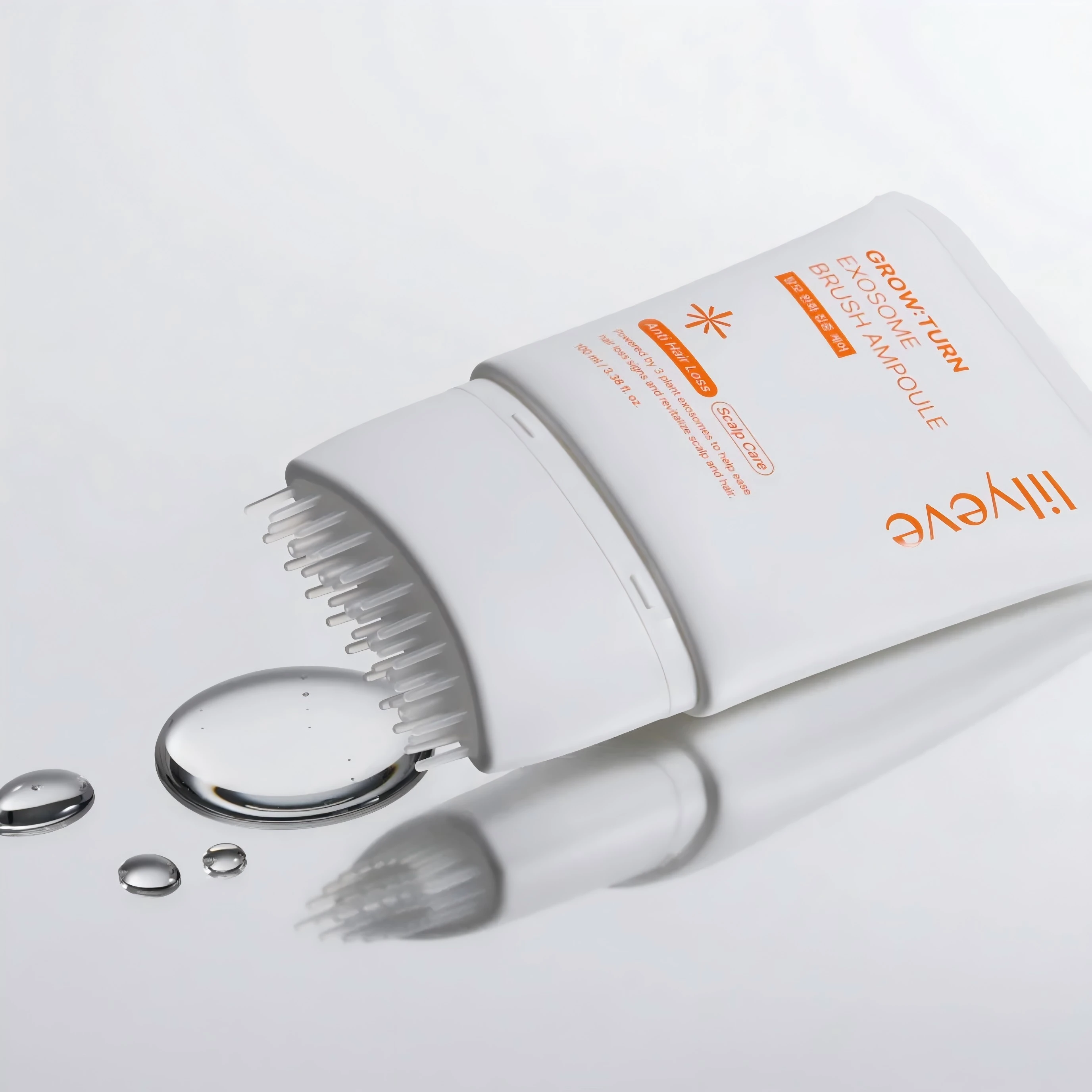 

lilyeve Grow:Turn Exosome Brush Ampoule Hair Growth Serum Reduce Hair Loss & Scalp Treatment Massager Repair Damaged Hair Care