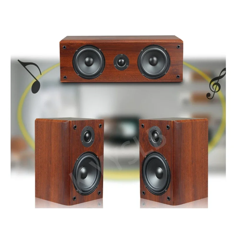 1000W Subwoofer Amplifier Dob 5 1 Home Theater System Audio Set Surround HiFi Wood Amplifiers Speaker