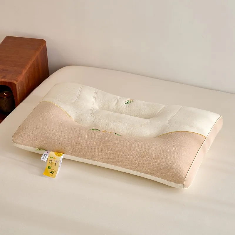 

Подушка в форме королевской пшеничной перегородки для одного человека, одна упаковка, защита шеи для взрослых, студенческая одинарная подушка 48x74 см