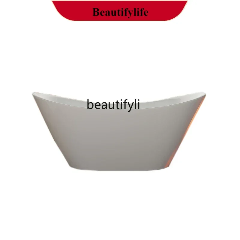 

F56 European bathtub household seamless integrated acrylic independent hotel B & B bathtub integrated seamless