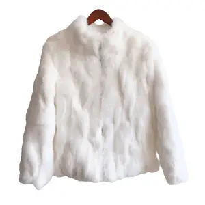 Fancy rani rabbit skin coat female, winter coat, true leather, promotion of skins, women's clothing, women's coats, 2023 8 Main Sales Casaco Skin Legitimate Rabbit - №1