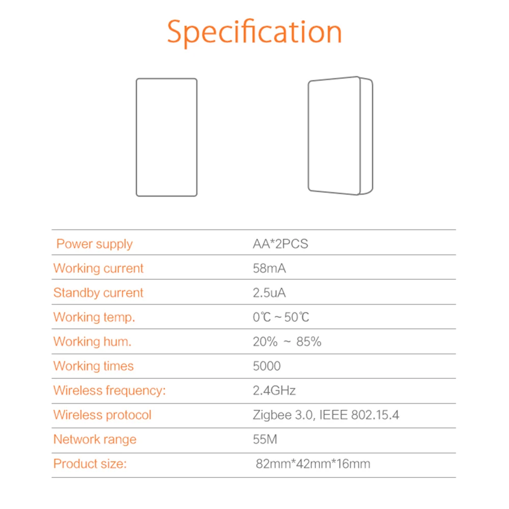 Tuya ZigBee Overflow Security Alarm System Remote Control 2.4GHz Water Sensor Battery Powered Portable for Home Apartment