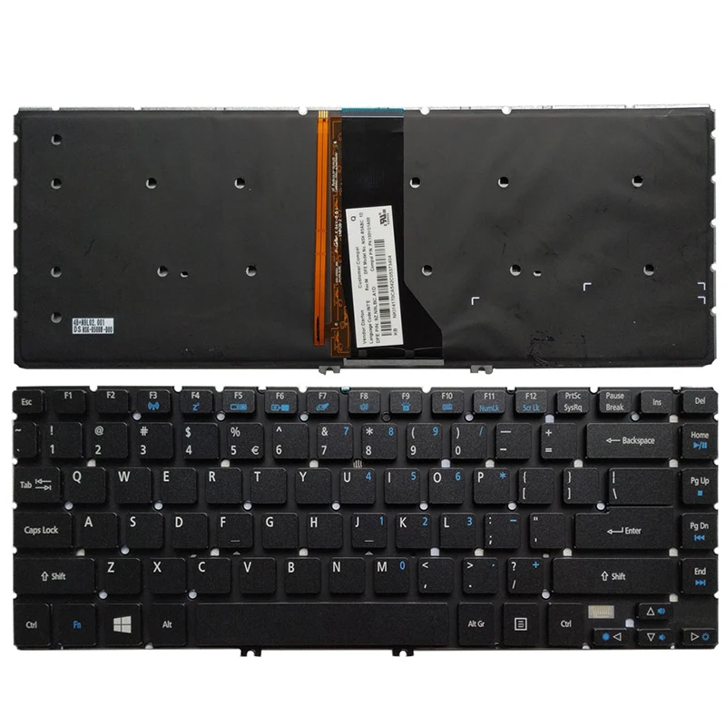 

NEW US laptop Keyboard FOR ACER R7 R7-572 R7-572G R7-571 R7-571G MS2317 US keyboard with backlight