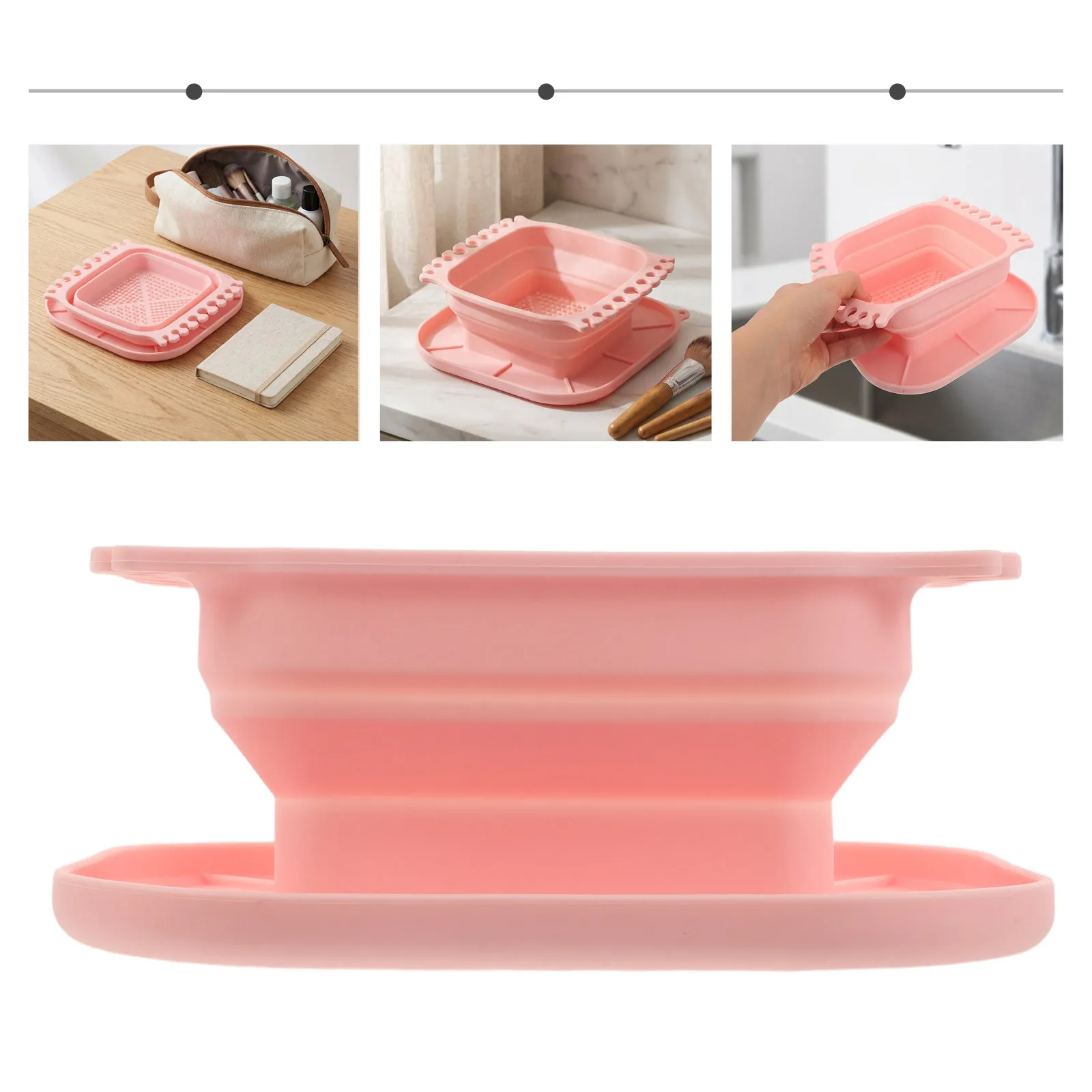 Acrylic Silicone Oil Paint Brush Washer Holder Organizer For Portable Painting Kit Oil Paint Artist