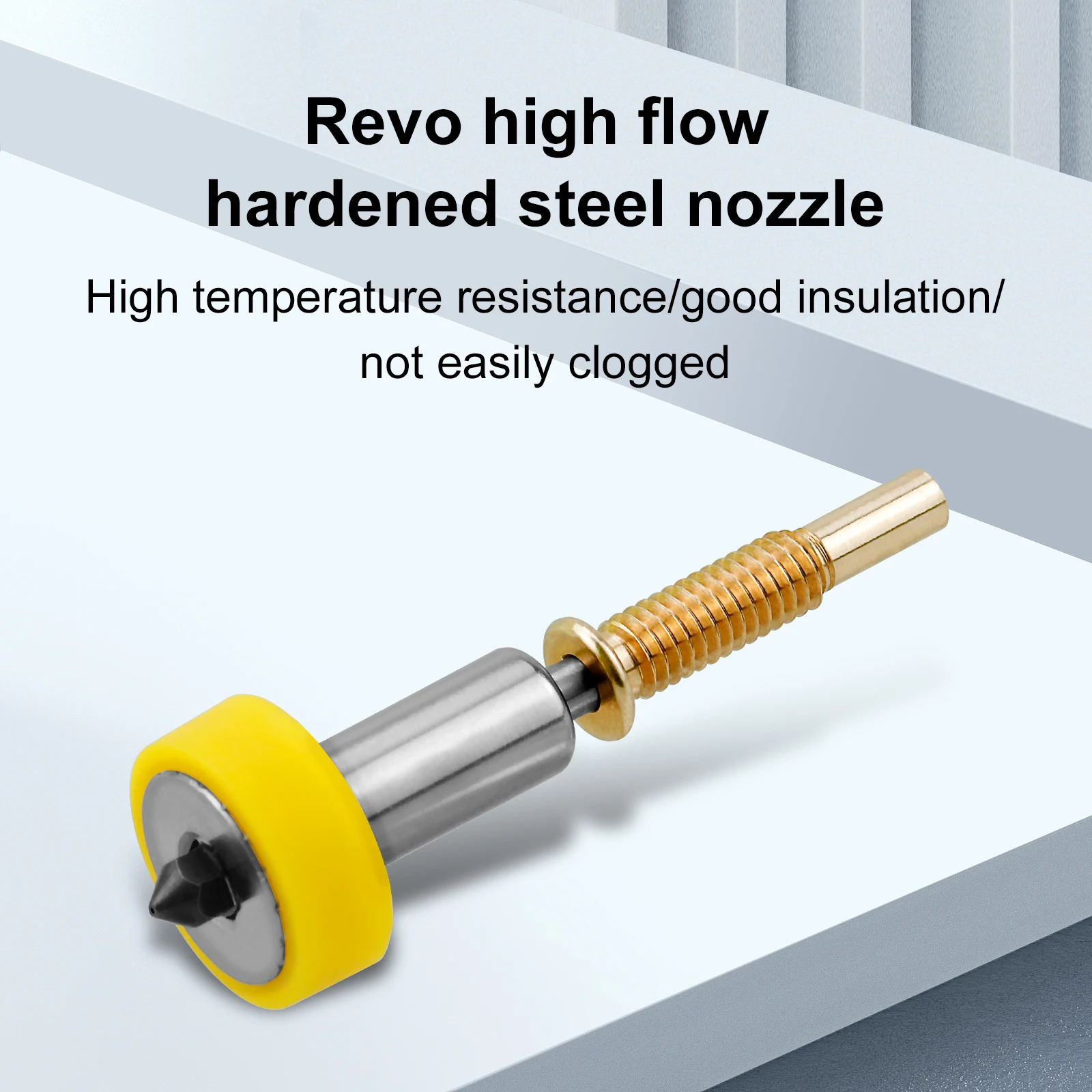 Für REVO Hotend Düse 0,2 0,4 0,6 0,8mm Verbesserte Hochdurchsatzdüsen aus gehärtetem Stahl 3D-Drucker-Teil Abnehmbar – Detail 3