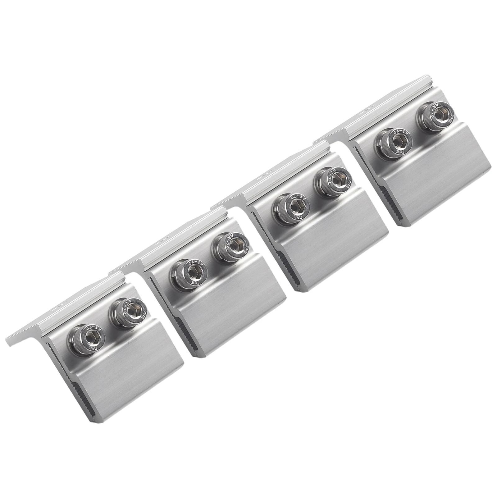 Aluminium Clamp Kit for Solar PV Roof Mounting 14Pcs with Stainless Steel Screws and Washers for Reliable Performance