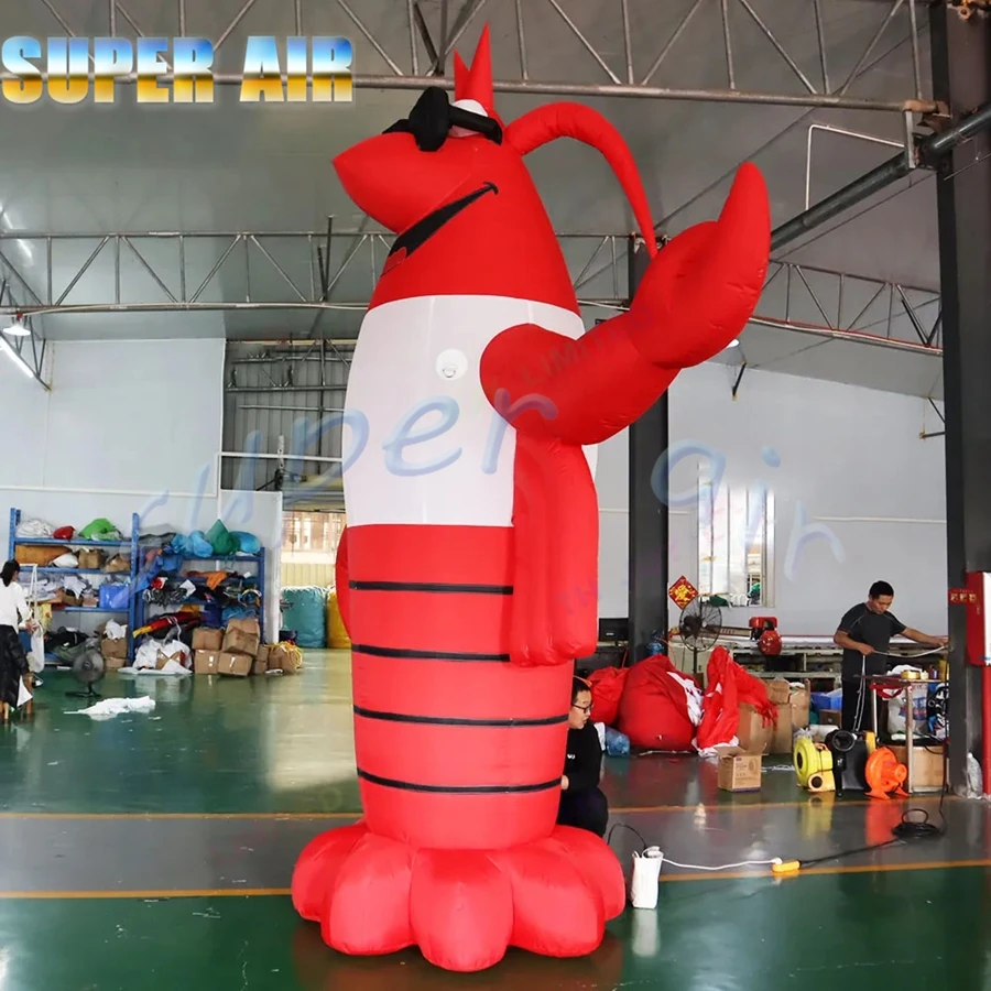 Aangepaste buitenactiviteiten 5m Hign gigantisch opblaasbaar bobster opblaasbaar diermodel te koop