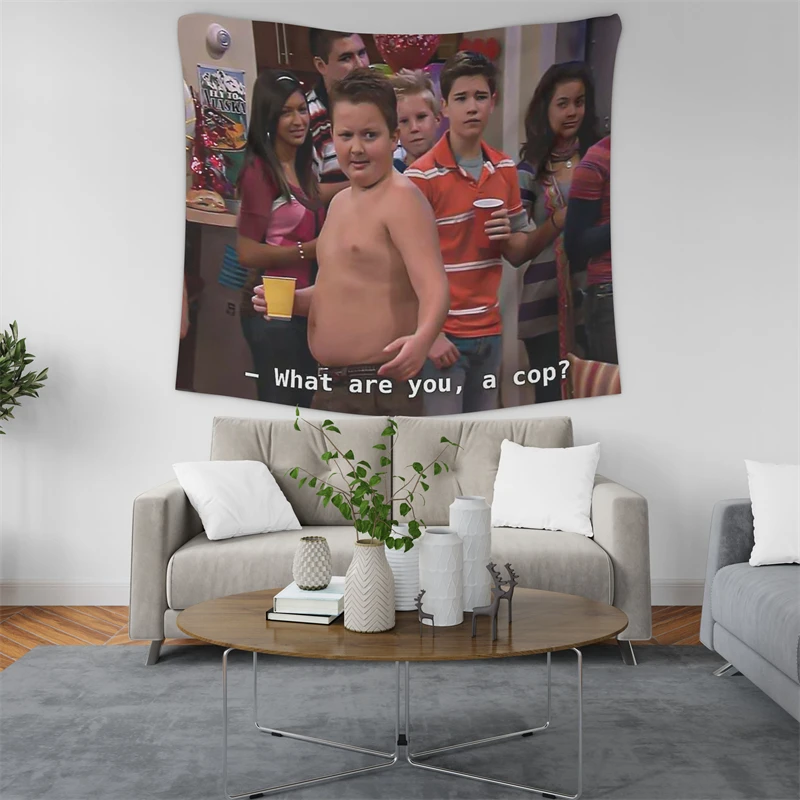 Gaslight Gatekeep Girlboss Gibby What Are You A Cop Tapestry Hanging Decor Home Decoration for Wall Mural Living Bedroom Room