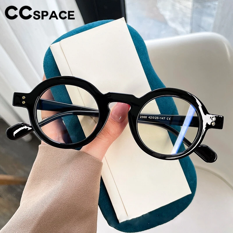 Men Women Prescription Anti Blue Light Reading Glasses Round Spectacles Vision Plus 2025 Scratch-Resistant TR-90 #802172