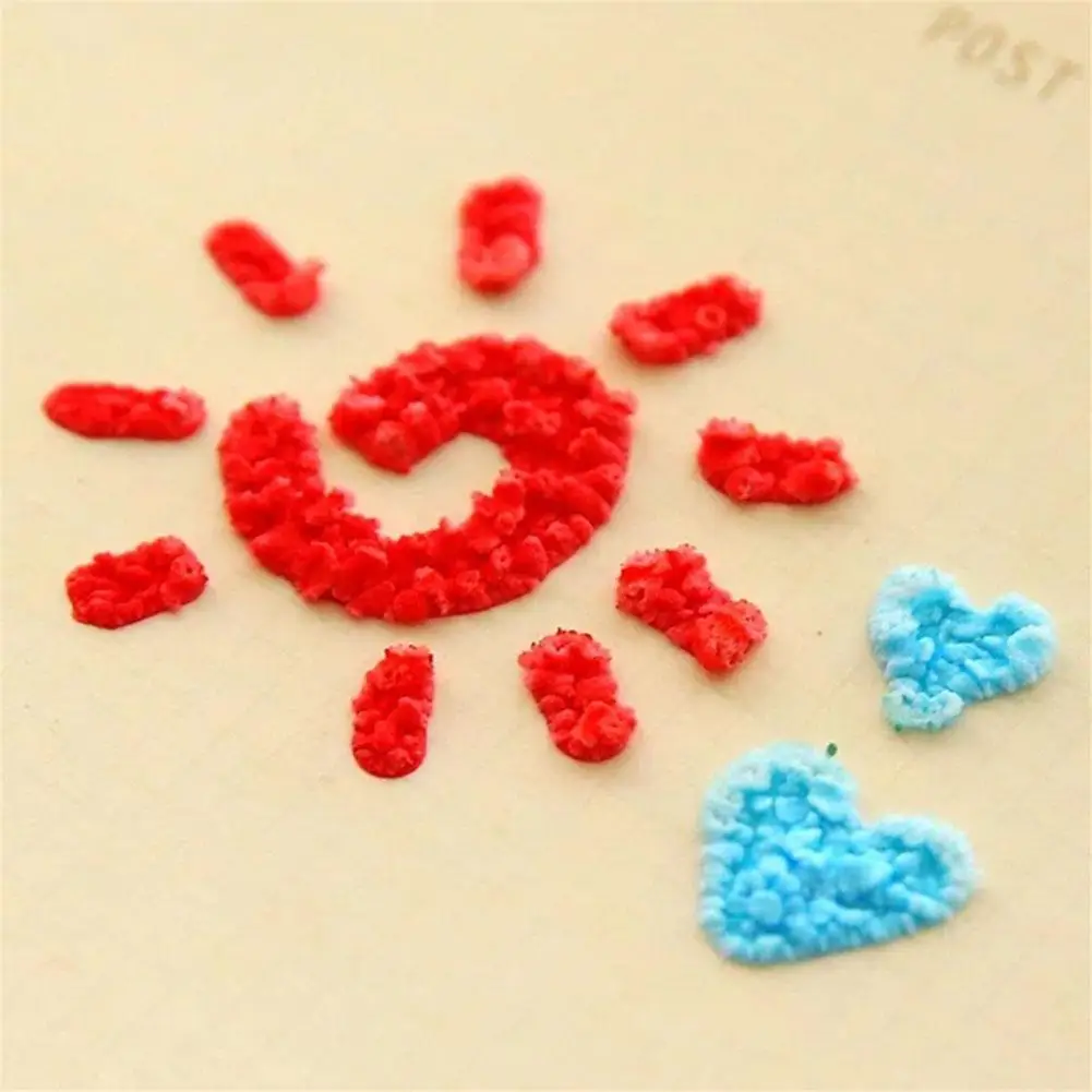 

Волшебные ручки для попкорна, 3D художественная защитная ручка для поздравительных открыток на день рождения, детская ручка-пузырь, сделай сам, хлопковый рисунок ручной работы R8N2