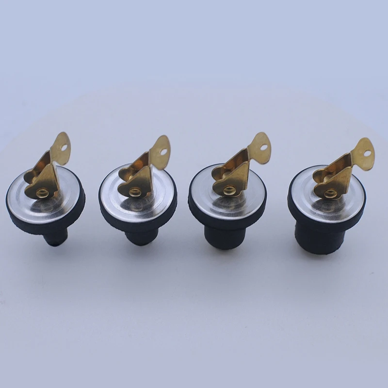 Compression Drain Plug Brass Screw Type Rubber Seal Yacht Boat Drain Plug For 3/8In 1/2In 5/8In 3/4In Diameter Drains