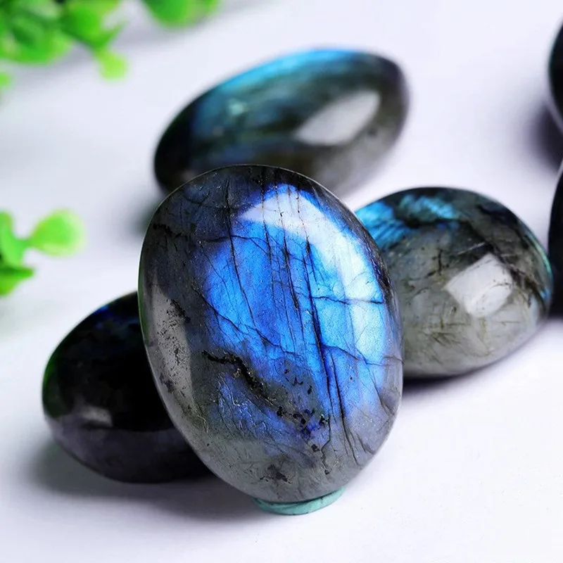 1000g Natural Light Crystal Palm Stone  Room Decor Witchcraft Ornament