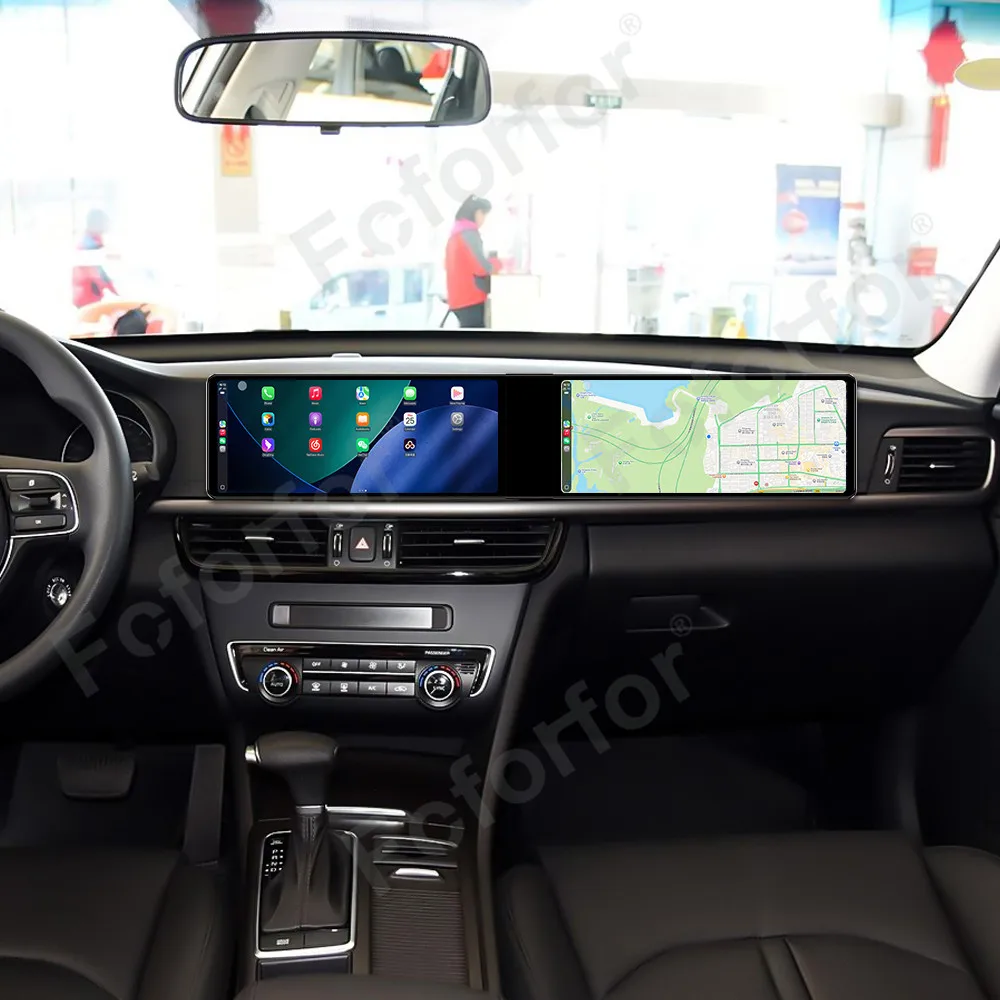 

Для Kia K5 2016-2019: 12,3-дюймовый двухэкранный Android 13 Carplay Auto GPS-навигатор, мультимедийная автомагнитола Plug & Play
