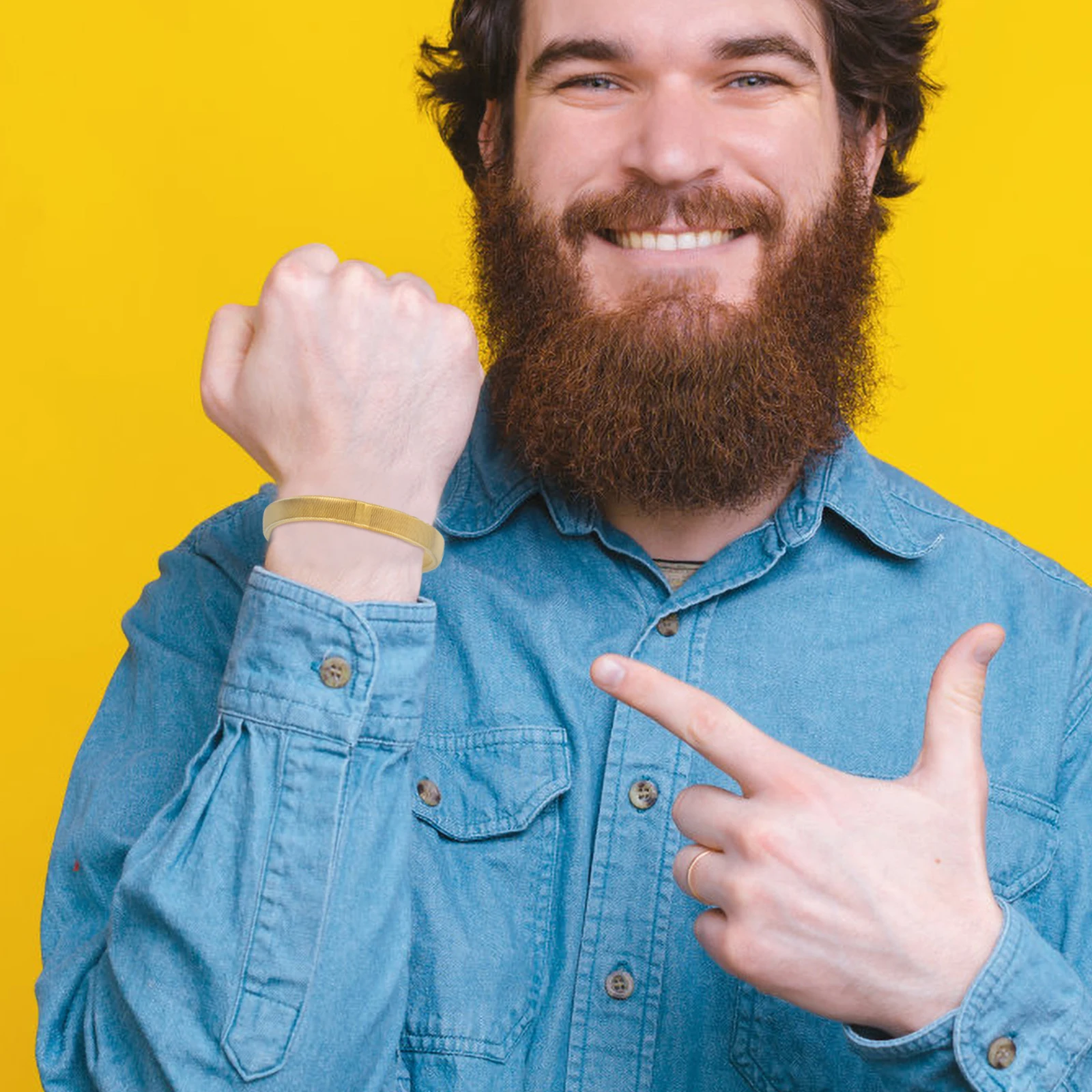 

6Pcs Mens Shirt Sleeve Garters Metal Armband Comfortable Easy Wear Arm Bands Stylish Trendy Cuffs Sleeve Garters