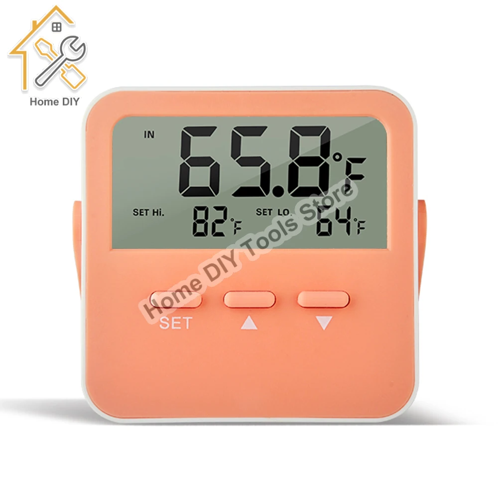 Mini LCD Digital Probe Sensor Thermometer Water Tank Swimming Pool Refrigerator Aquarium Wine Cellar Thermometer Measurer