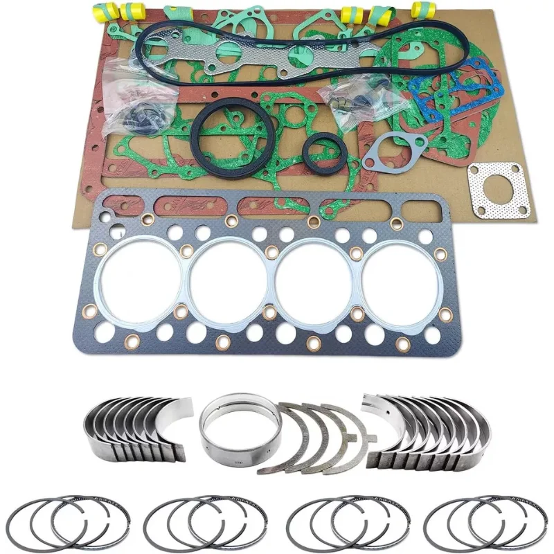 Overhaul Full Gasket Kit Piston Ring Bearing Set For Kubota V2203 Engine