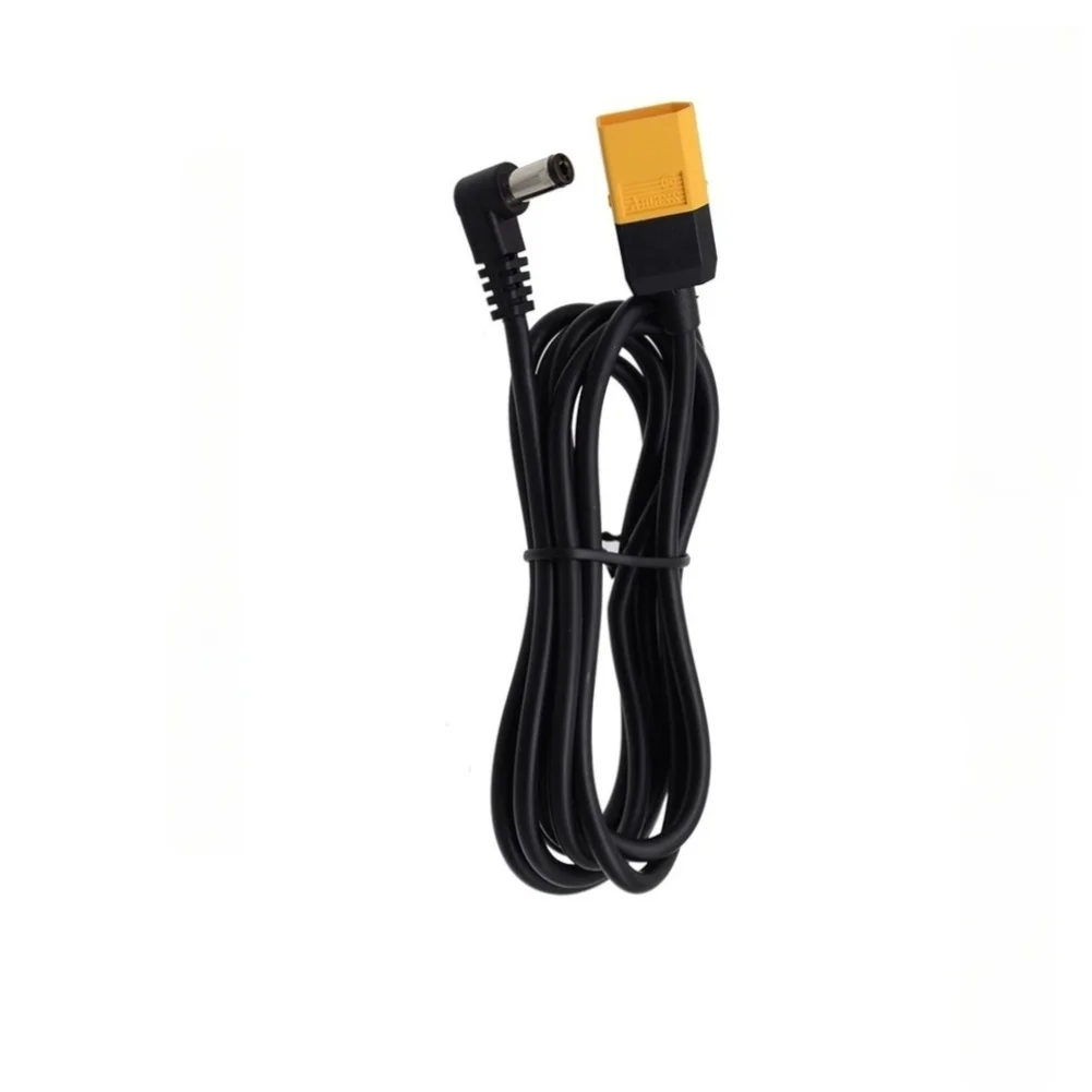 For XT60 to DC5.5mm 1.2m For FPV Power Cord Right Angle for Skyzone For DJI For FPV For FPV Transmitter and Video Gear