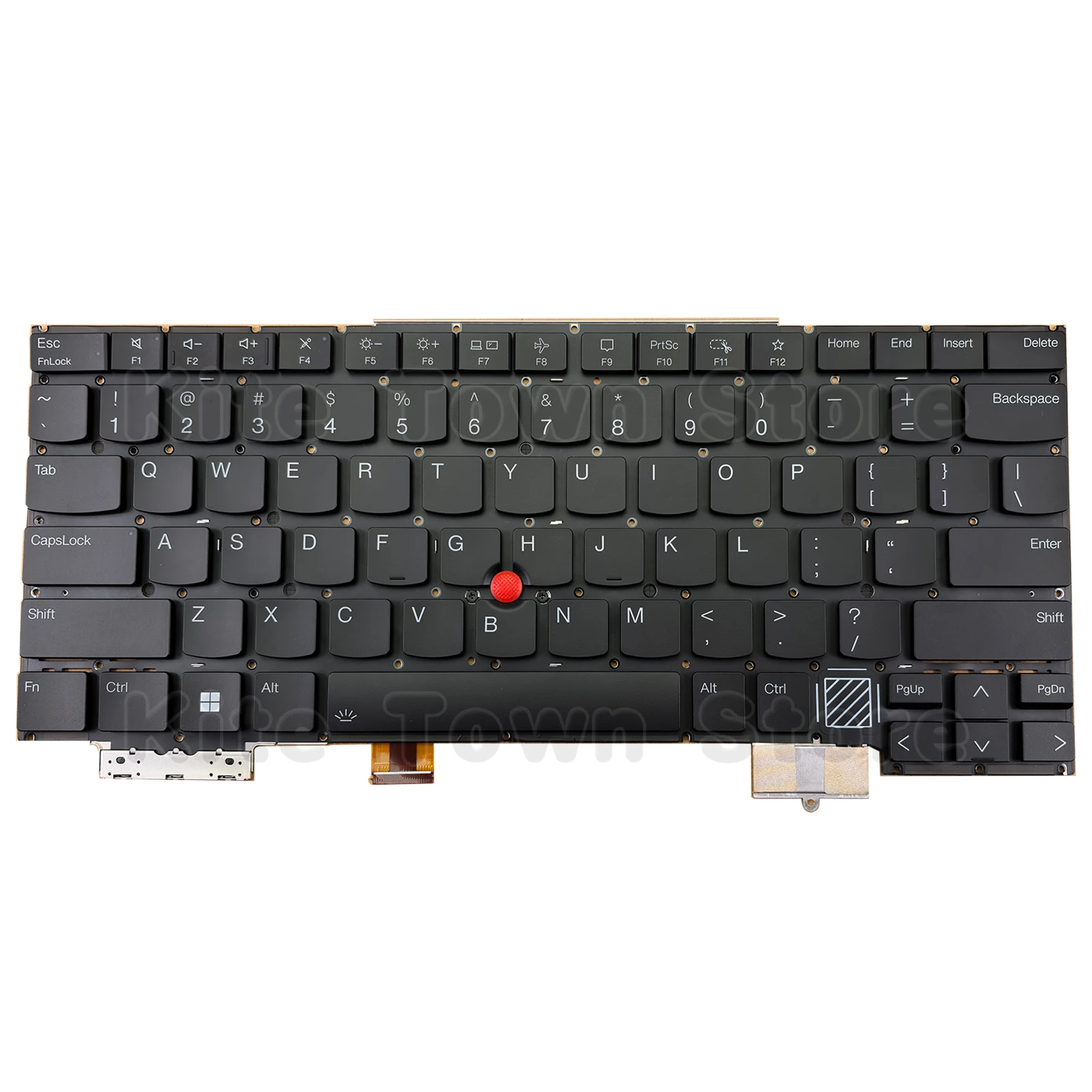New US Laptop Keyboard Backlit for Lenovo Thinkpad X1 Carbon 12th Gen 12 2024 Type 21KC 21KD Black With TrackPoint