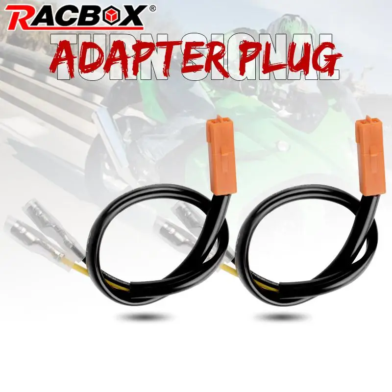 Motorcycle Turn signal adapter cable Wire Adapters Plug Connector Harness for KAWASAKI Z125 Z250 Z300 For Ninja 250R EX250 06-12