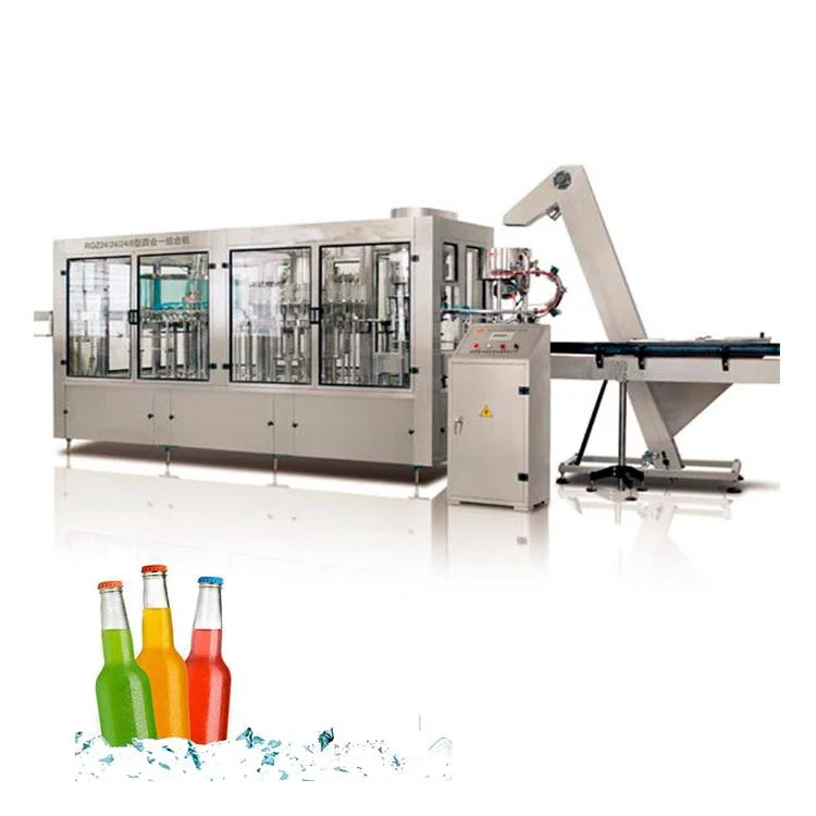 Plastic Glass Bottle Carbonated Drink Filling Machine Automatic Beverage Alcohol Water Making Production Line Manufacture