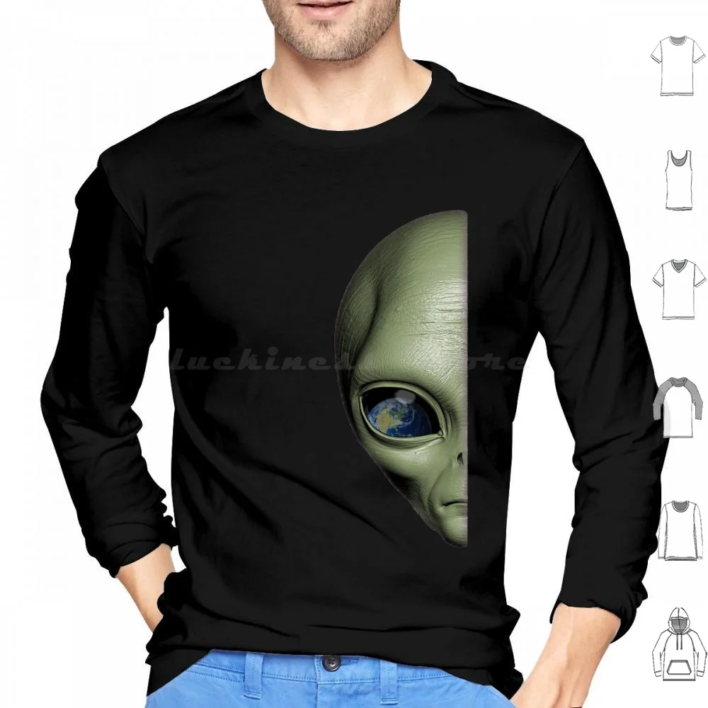 Hoodies Long Sleeve Extraterrestrial Ufo Space Et Cosmos Sci Fi Science Science Fiction Ufos Geek Jupiter Movie Rocket