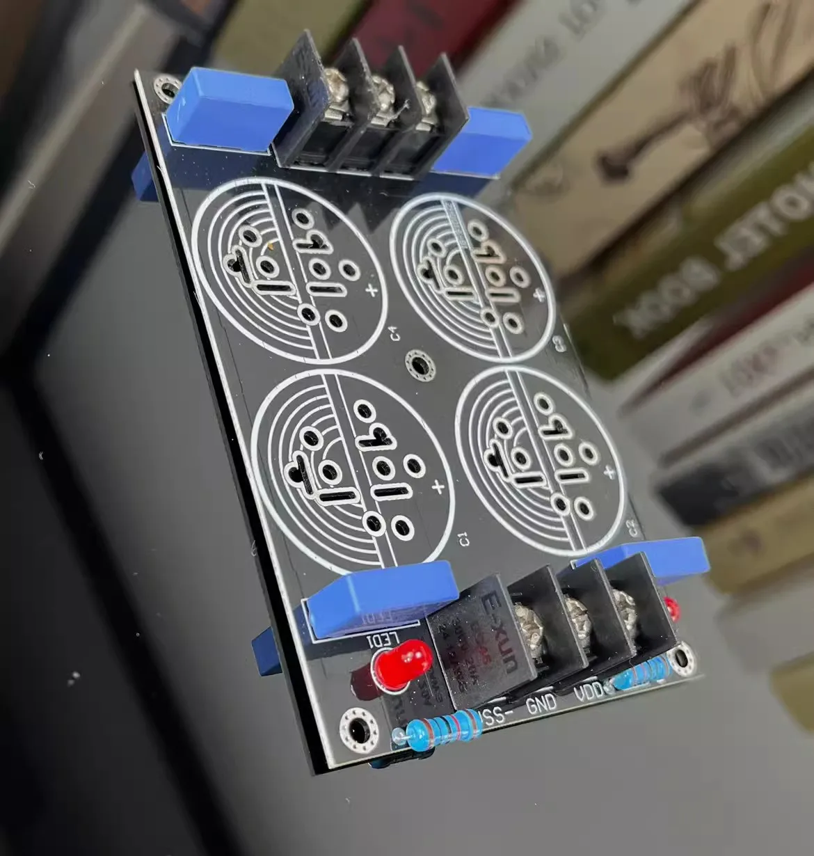 Dual DC Power Supply Filter Expansion Board Semi-Finished Boards