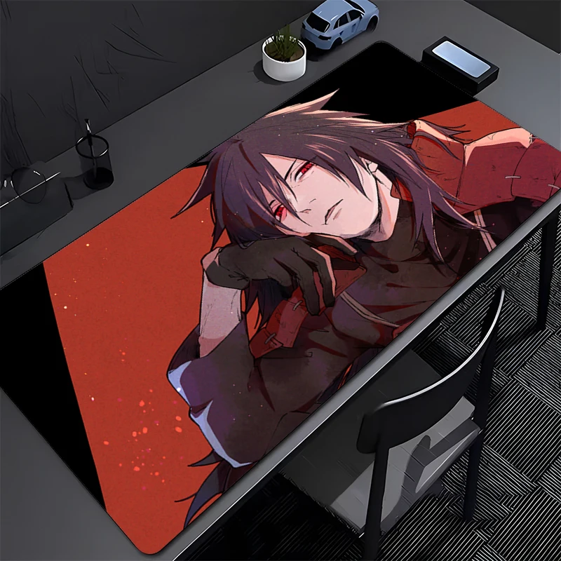 

NARUTO Uchiha Madara Mousepad Office Computer Desk Mat Keyboard Mouse Pad Laptop Cushion Big Non-slip Deskpad PC Anime Mousepad