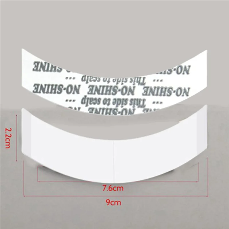ABVI-108 قطعة/الوحدة لا تألق شعر مستعار الشريط لاصق مزدوج تمديد الشعر الشريط شرائط مقاوم للماء للشعر المستعار/الدانتيل الجبهة الباروكات فيلم دائم