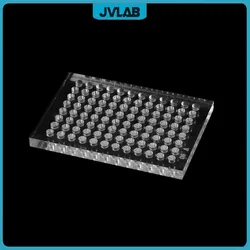 Plexiglass Hemagglutination Plate 96 Wells Acrylic Blood Clotting Board PMMA Plate V-shape U-shape 90 / 110 Degree 1 EA